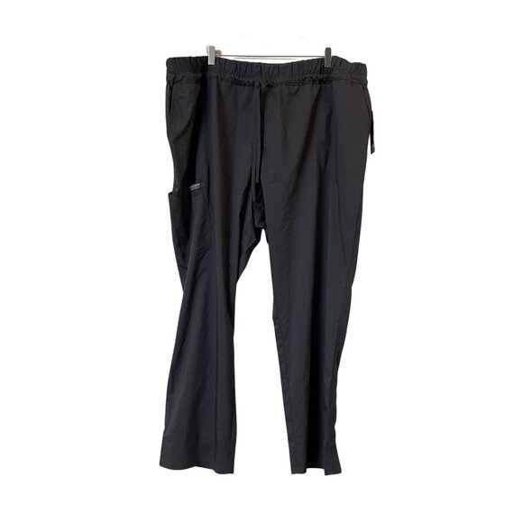 NWT Cherokee Workwear Revolution Modern Classic Cargo Scrub Pants in Gray Sz. 4X - Picture 1 of 5